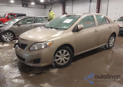 2009 Toyota Corolla Le из США, поврежденный, VIN 2T1BU40E19C083070